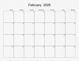 2026 - 2030 Edge to Edge Calendar 11x8.5