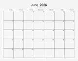 2026 - 2030 Edge to Edge Calendar 11x8.5