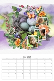 2026 - 2030 Watercolor Wreaths 12x18 Calendar