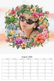 2026 - 2030 Watercolor Wreaths 12x18 Calendar