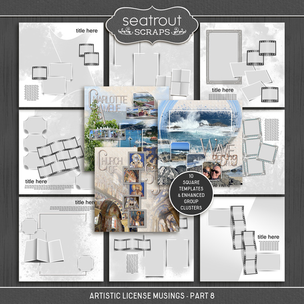 Artistic License Musings - Part 8 Digital Art - Digital Scrapbooking Kits