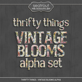 Thrifty Things - Vintage Blooms Alpha