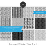 Distressed EZ Masks - Wood Grain 1