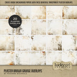 Plaster Brown Grunge Papers & Overlays