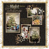 Golden Noir Papers & Gold Overlays