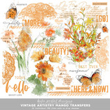 Vintage Artistry Mango Transfers