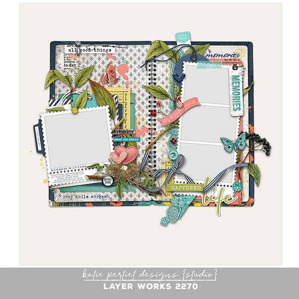 Layer Works 2270 Digital Art - Digital Scrapbooking Kits