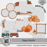 Happy Hayride Enhanced Photo Clusters