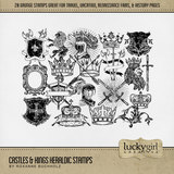 Castles & Kings Heraldic Stamps