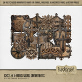 Castles & Kings Wood Ornaments