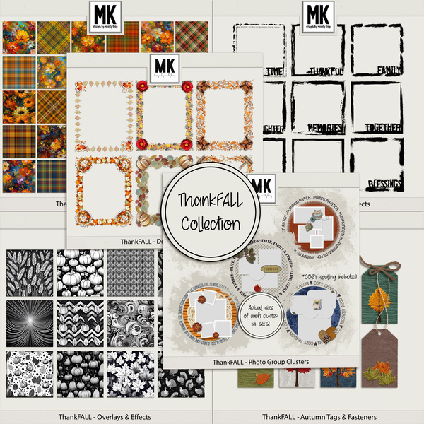ThankFALL - Collection Digital Art - Digital Scrapbooking Kits