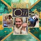 Fluid Art Green Papers