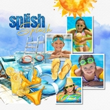 Summer Watercolor Elements