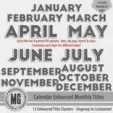 Calendar Enhanced Monthly Titles