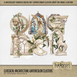 Classical Architecture Watercolor Clusters