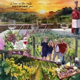 Wine Country Word Art