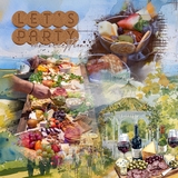 Wine Country Scenic Watercolor Papers 2