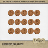 Wine Country Cork Alpha Set