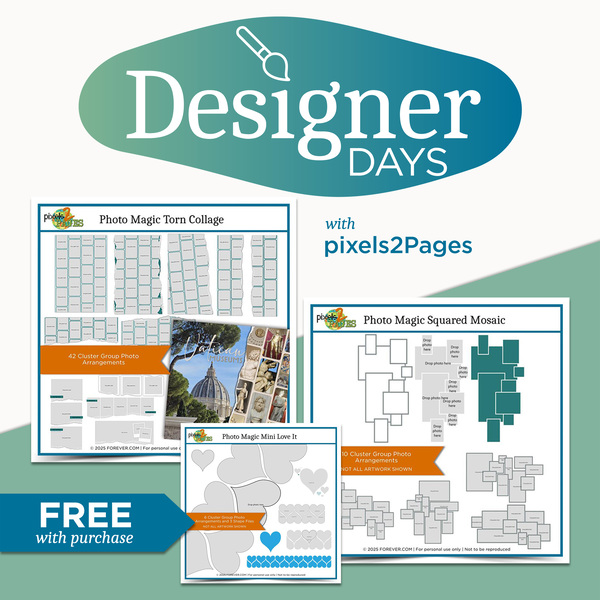 pixels2Pages Designer Days Exclusive Bundle - October 2025