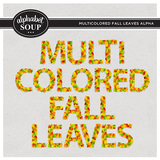 Multicolored Fall Leaves Alpha
