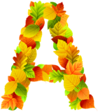 Multicolored Fall Leaves Alpha