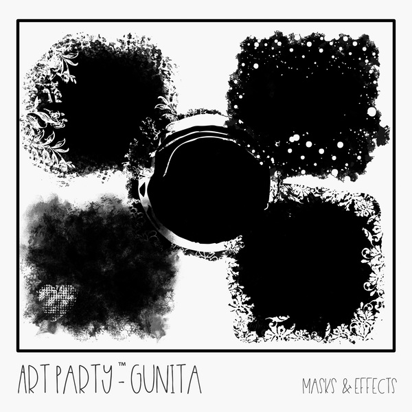 Gunita - Masks & Effects Digital Art - Digital Scrapbooking Kits