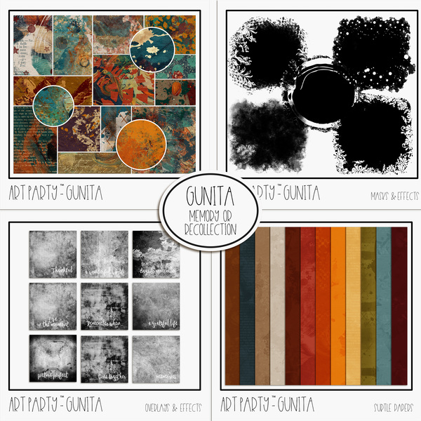 Gunita - Collection Digital Art - Digital Scrapbooking Kits