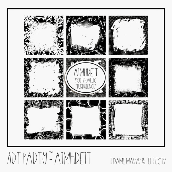 Aimhreit - Frames & Effects Digital Art - Digital Scrapbooking Kits