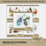 Christmas Photo Clusters Bundle 1