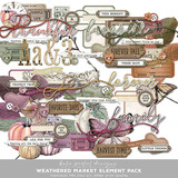 Weathered Market Scrapbooking Bundle