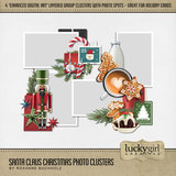 Santa Claus Christmas Photo Clusters