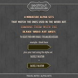 Travel Notes - Alpha Sets