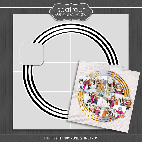 Thrifty Things - One and Only - 05 Digital Art - Digital Scrapbooking Kits