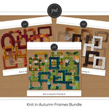 Knit in Autumn Frames Bundle