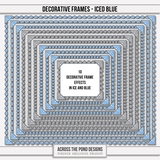 Decorative Frames - Iced Blue