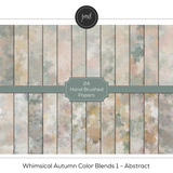 Whimsical Autumn Color Blends 1 - Abstract