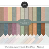 Whimsical Autumn Solids & Soft Tints - Abstract