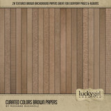 Curated Colors Brown Papers