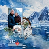 Scandinavia Watercolor Elements