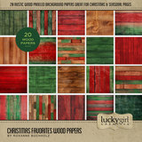 Christmas Favorites Wood Papers