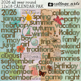 2026 All Year Round Calendar