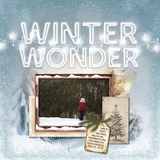 Winter Wonderland Wood Frames