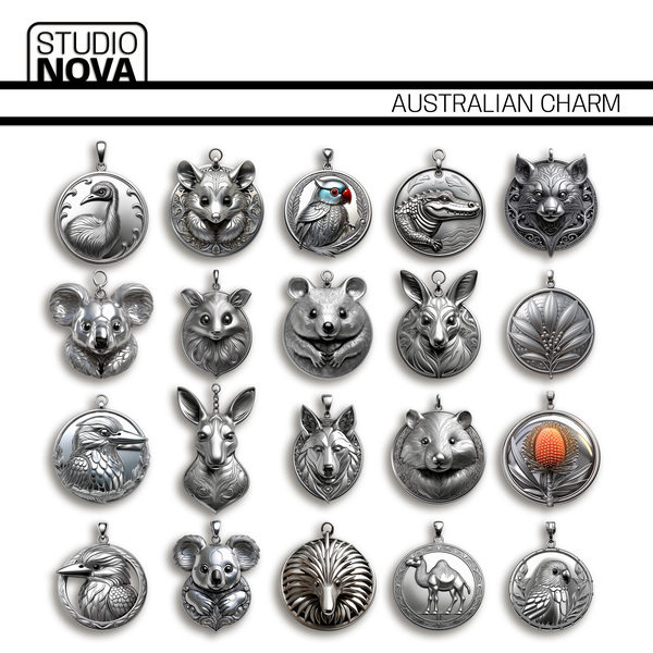 Australian Charm Digital Art - Digital Scrapbooking Kits