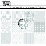 Stitched Pattern Overlays & Effects 01