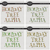 Holiday Tree Alpha Bundle