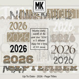 Up To Date - 2026 - Page Titles