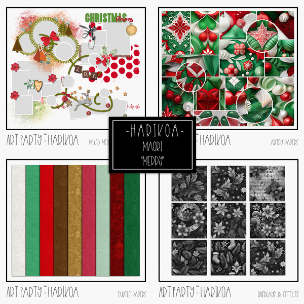 Harikoa - BUNDLE Digital Art - Digital Scrapbooking Kits