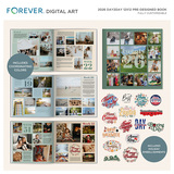 2026 Day2Day 12x12 Pre-designed Book