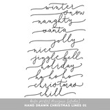 Hand Drawn Christmas Lines 01