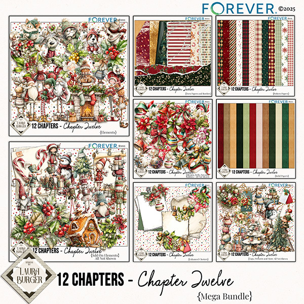 12 Chapters - Chapter Twelve Mega Bundle Digital Art - Digital Scrapbooking Kits
